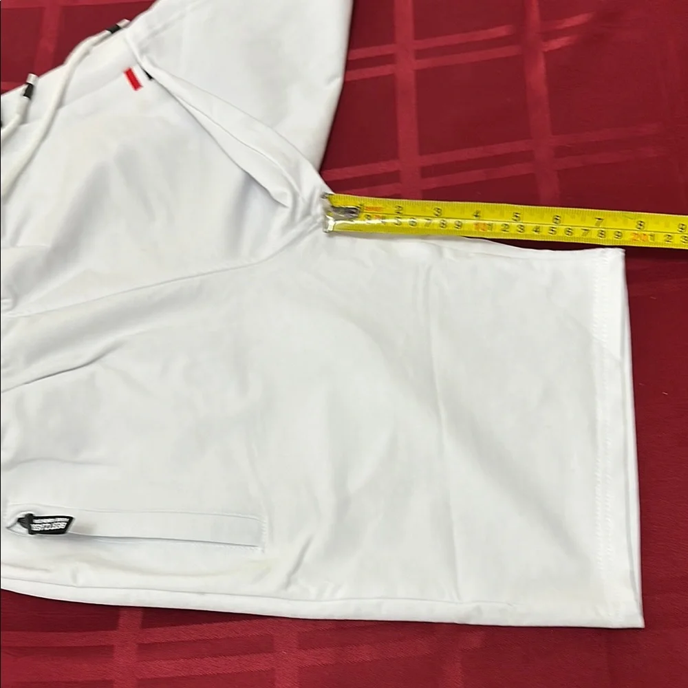 White Drawstring Shorts - Picture 9 of 9
